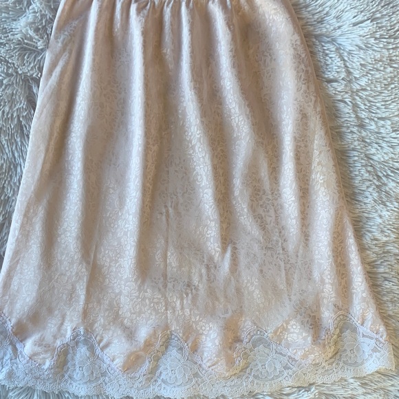 Vintage Christian Dior Petal Pink Lace Detail Slip - Picture 8 of 16